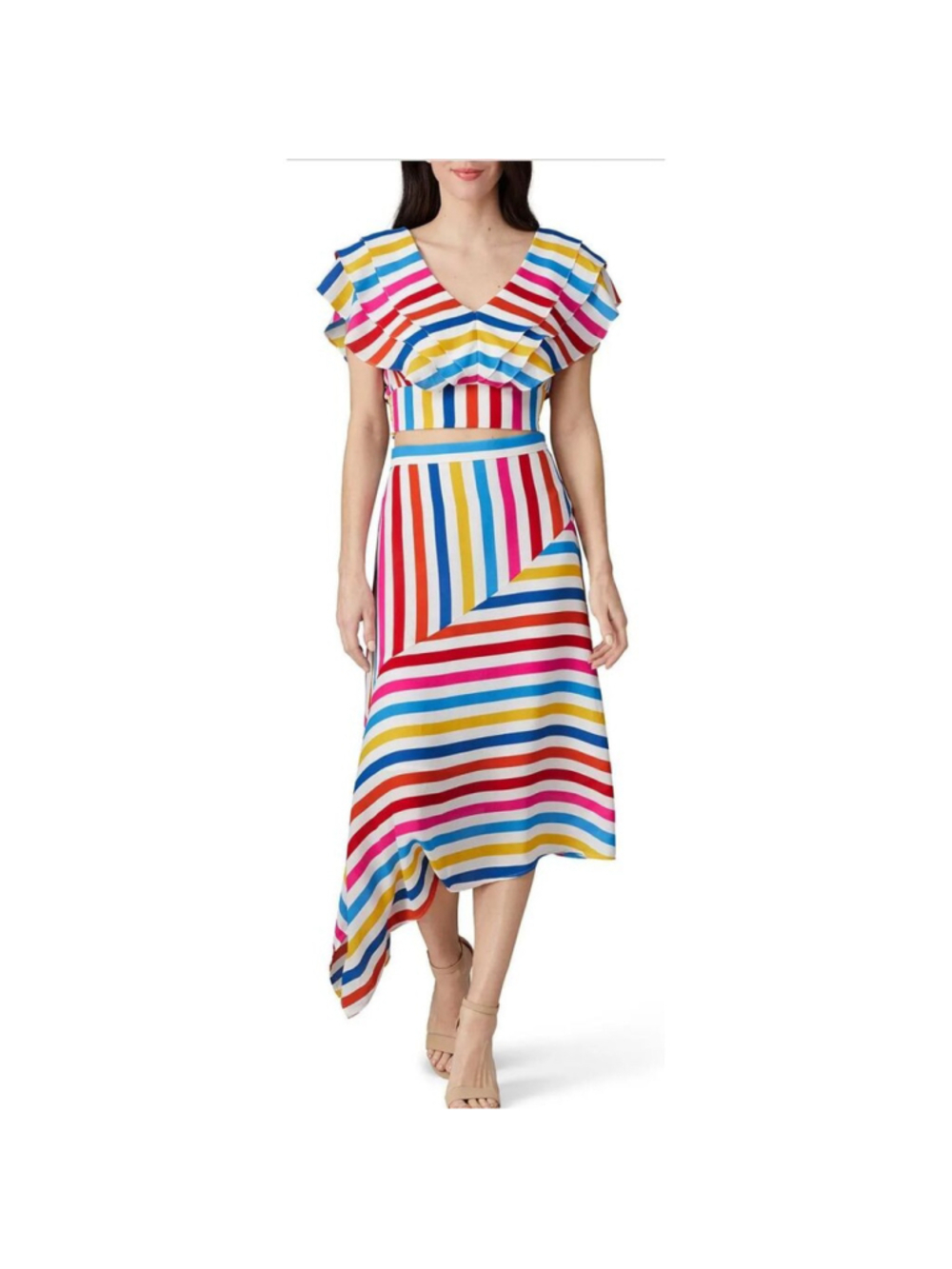 NEW Color me Courtney Elle Midi Skirt 2 $130